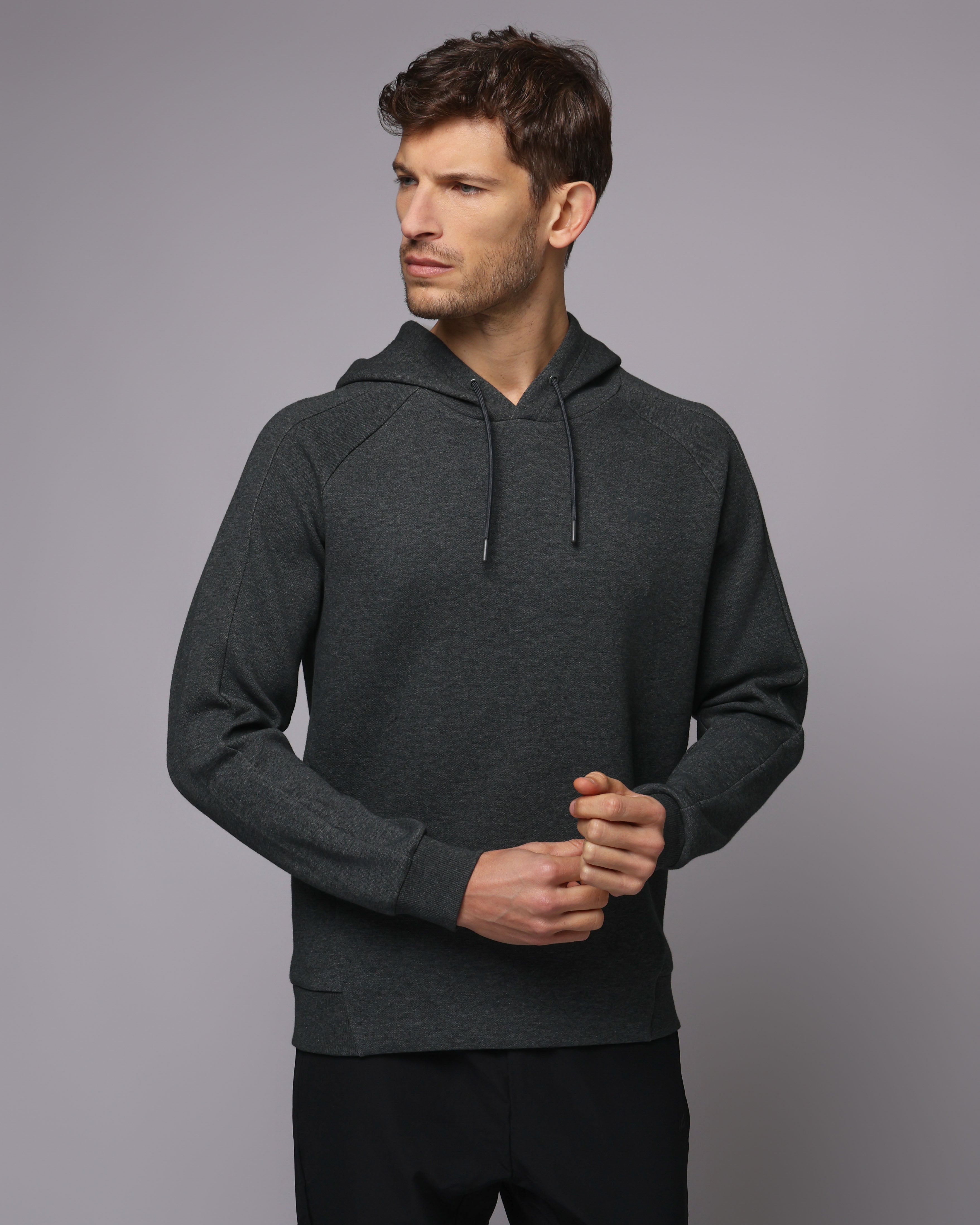 FELPA CAPPUCCIO CON MARSUPIO RAISED PRO