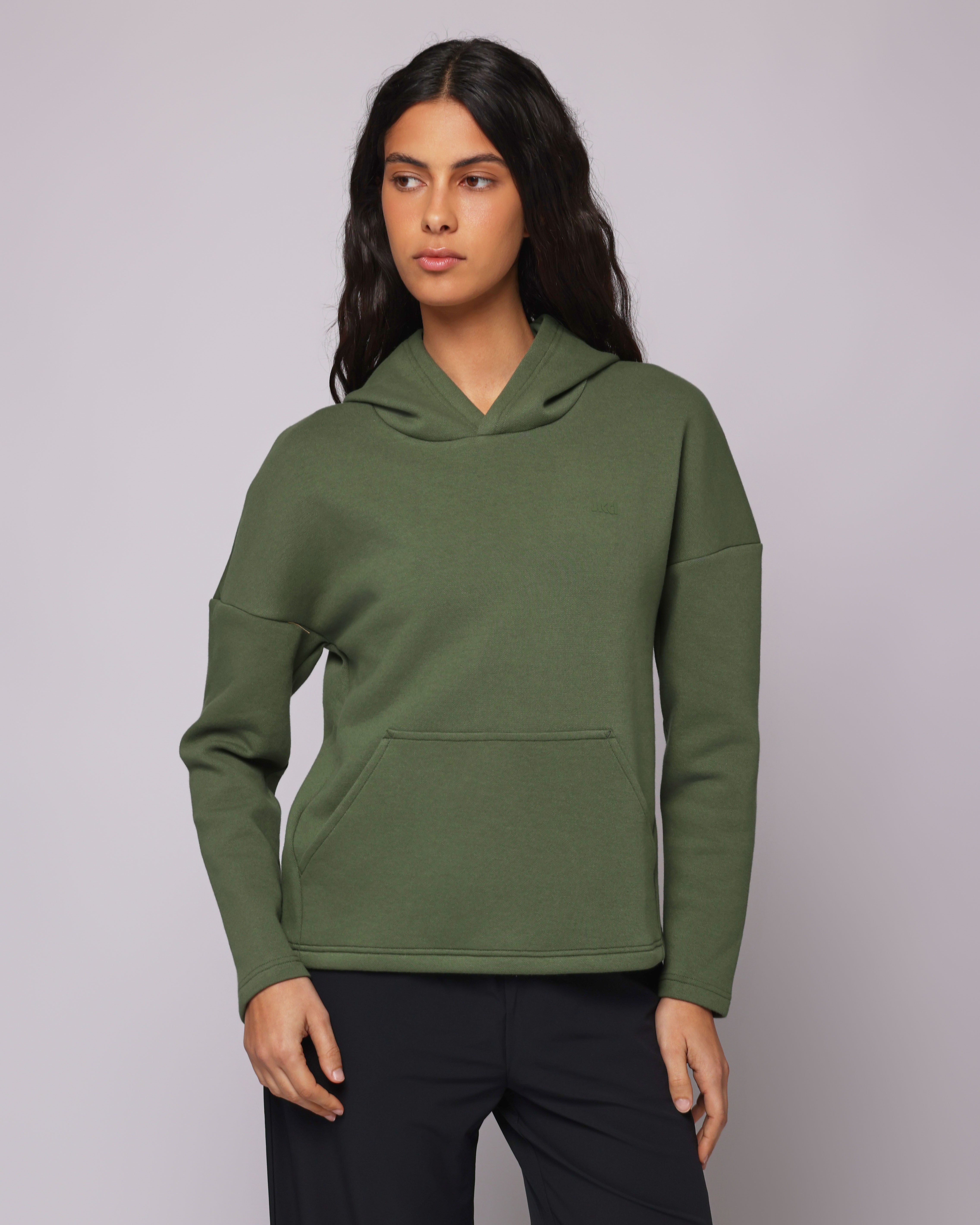 FELPA CAPPUCCIO CON MARSUPIO RAISED PRO